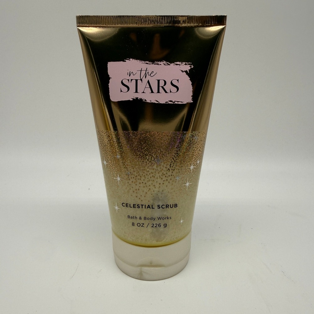 Bath & Body Works Celestial Scrub 8 oz Gold In The Stars Body Exfoliator